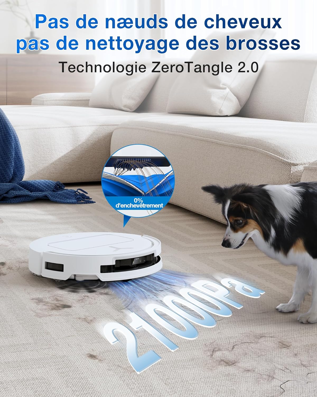 Thumbnail 4 de ECOVACS T50 Pro Omni Gen2 – Aspirateur robot avec lavage à l’eau chaude 75°C