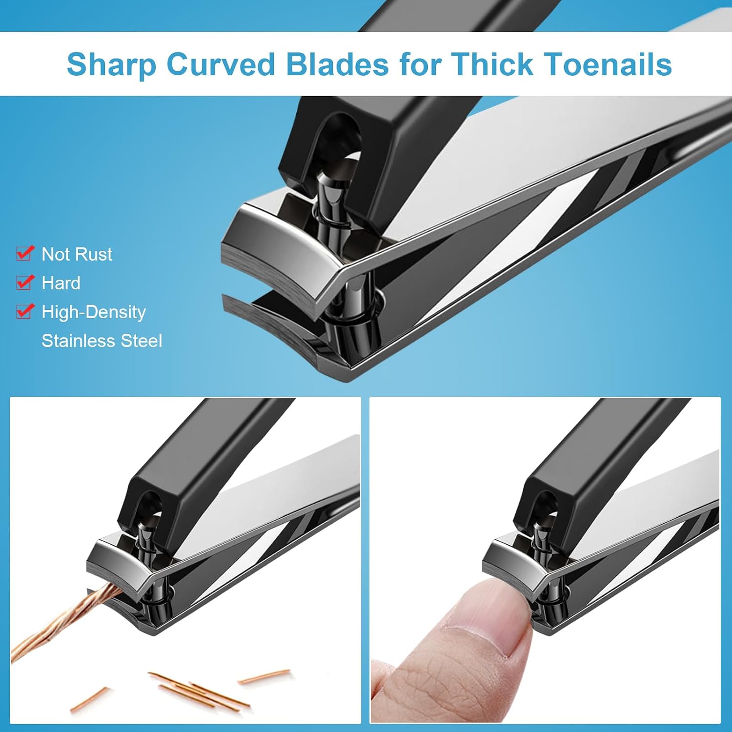 Detalle 1 de Orelex Professional Toenail Clippers Set 4er Set