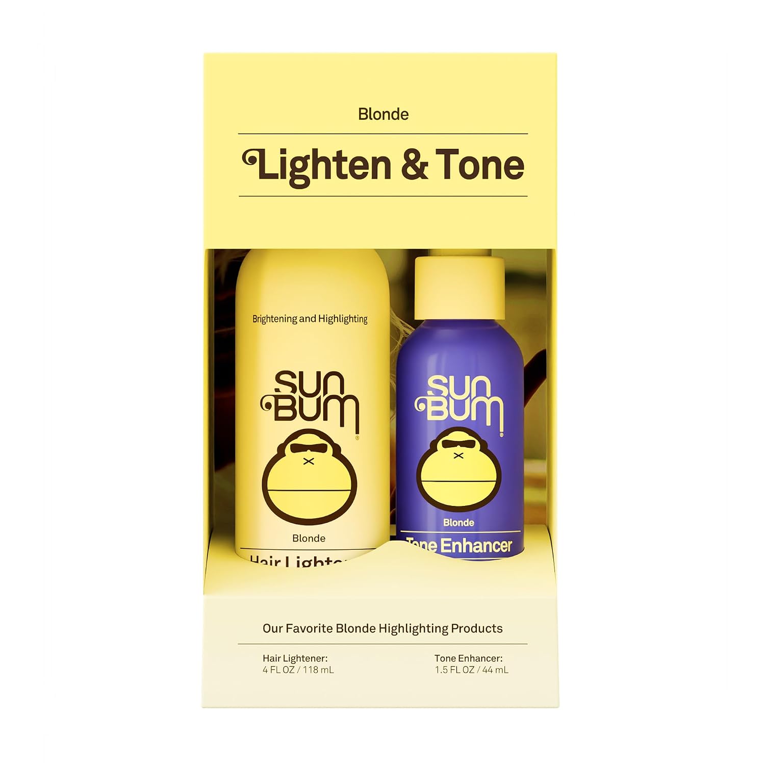 Detalle de Sun Bum Lighten and Tone Travel Kit for Blonde Hair 4 oz