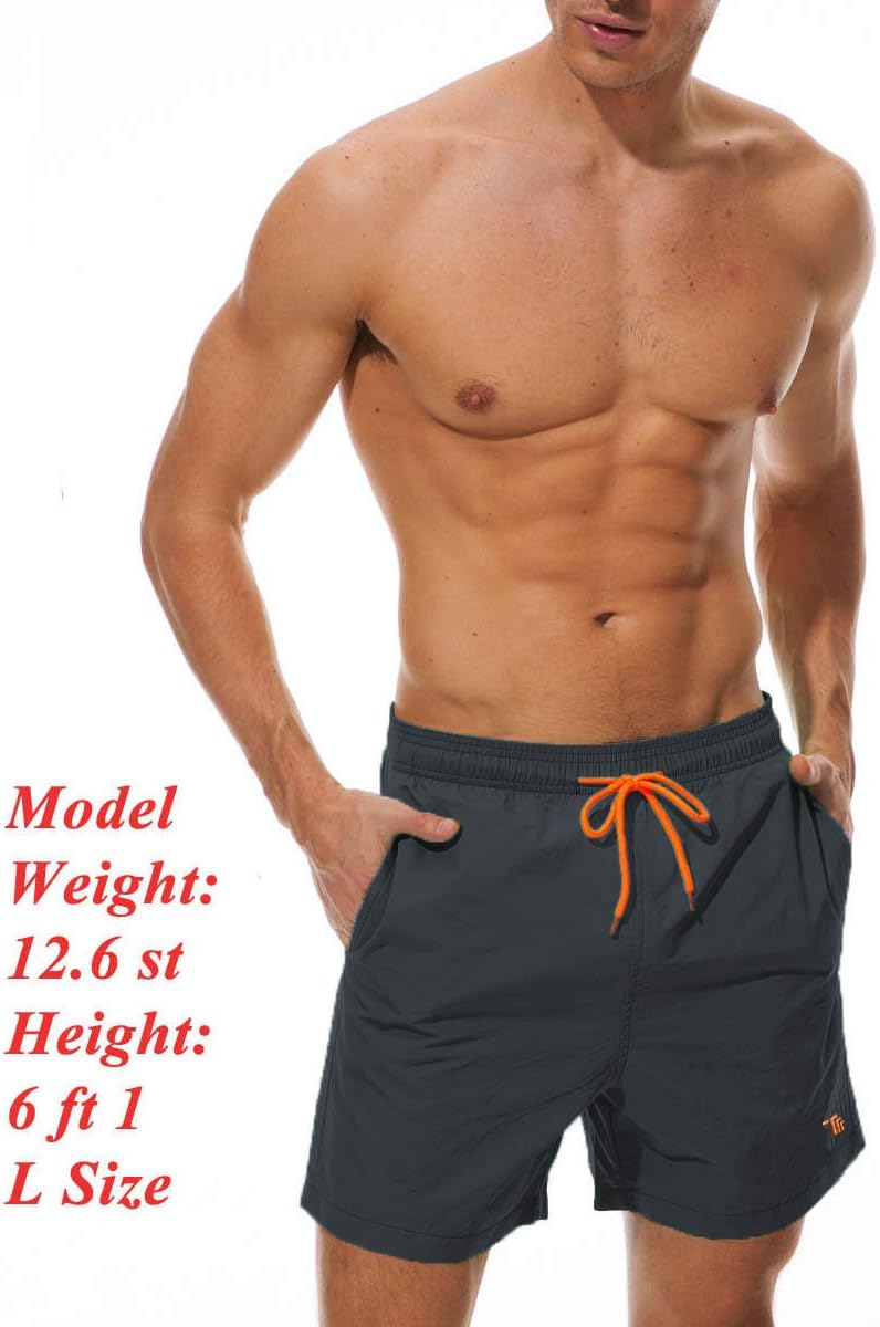 Thumbnail 2 de donhobo Men's Swim Trunks Board Shorts – Lightweight, Quick-Dry Surf Shorts for Everyday Beach Days