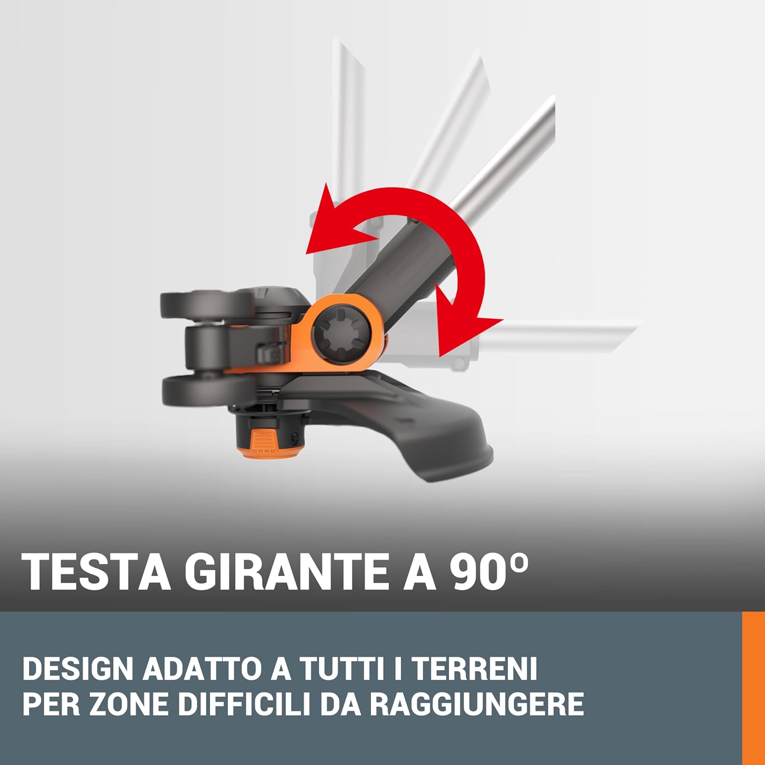 Thumbnail 5 de Worx 18V (20V Max) WG163E.2 2-in-1: tagliasiepi e tagliabordi senza fili con batteria PowerShare