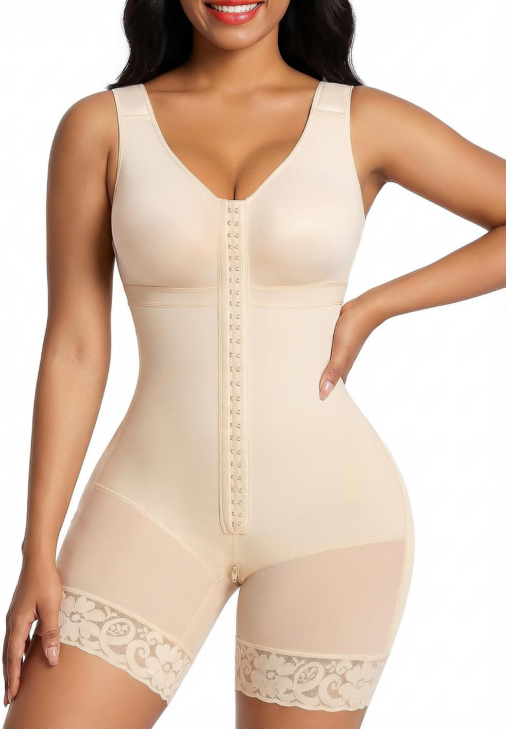 Thumbnail 6 de SHAPERX Women’s Colombian Fajas Tummy Control Bodysuit