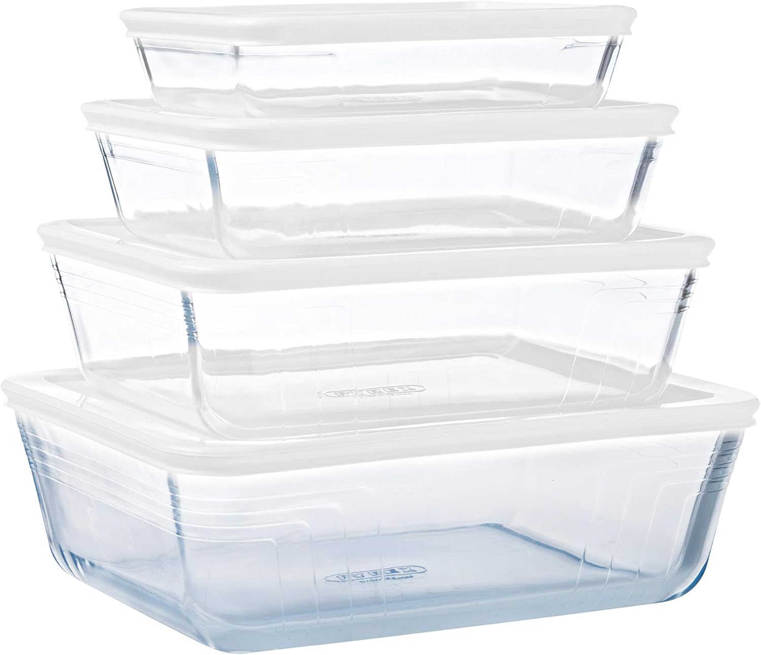 Detalle 2 de Pyrex Classic - Recipiente rectangular con tapa 1,5L 🍲