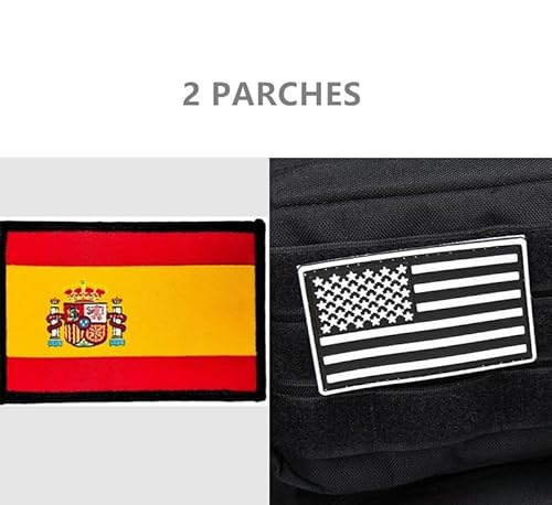 Detalle 2 de smallrun Mochila táctica militar 45L kaki con sistema MOLLE