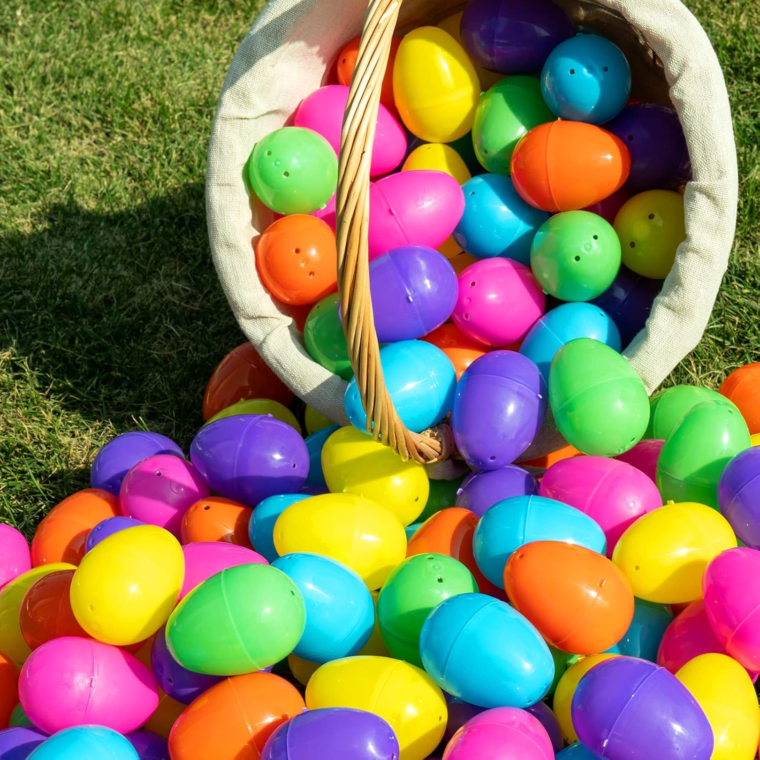 Thumbnail 6 de NEWBEA 2000 Easter Eggs 2.4 Inch Assorted Colors