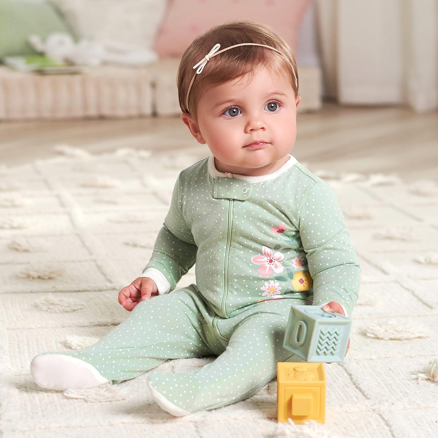 Thumbnail 1 de Gerber Baby Sleep 'N Play Fußband – 4er Pack für Neugeborene