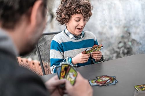 Detalle de Mattel Games UNO Versione Minecraft, Gioco di Carte per Famiglie e Bambini 7+ Anni (FPD61)