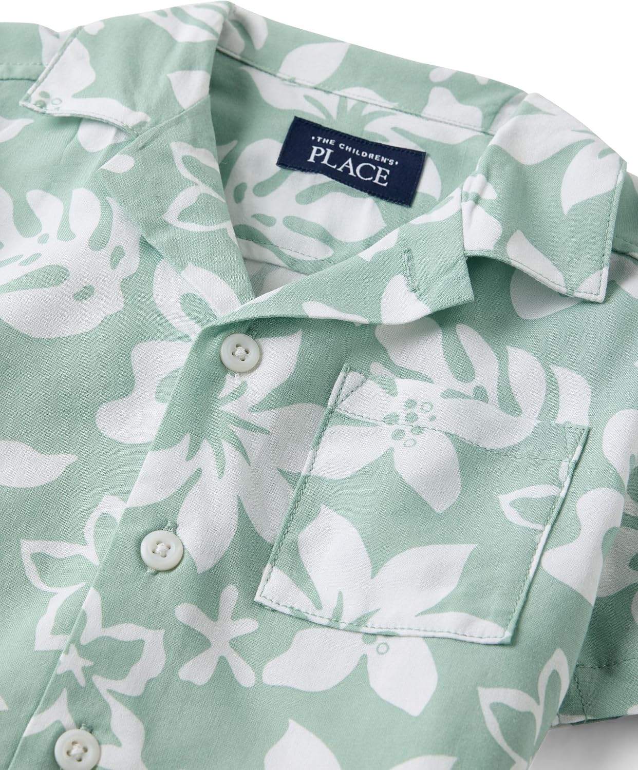 Detalle 2 de The Children's Place Baby Button-Down Shirt in Rayon