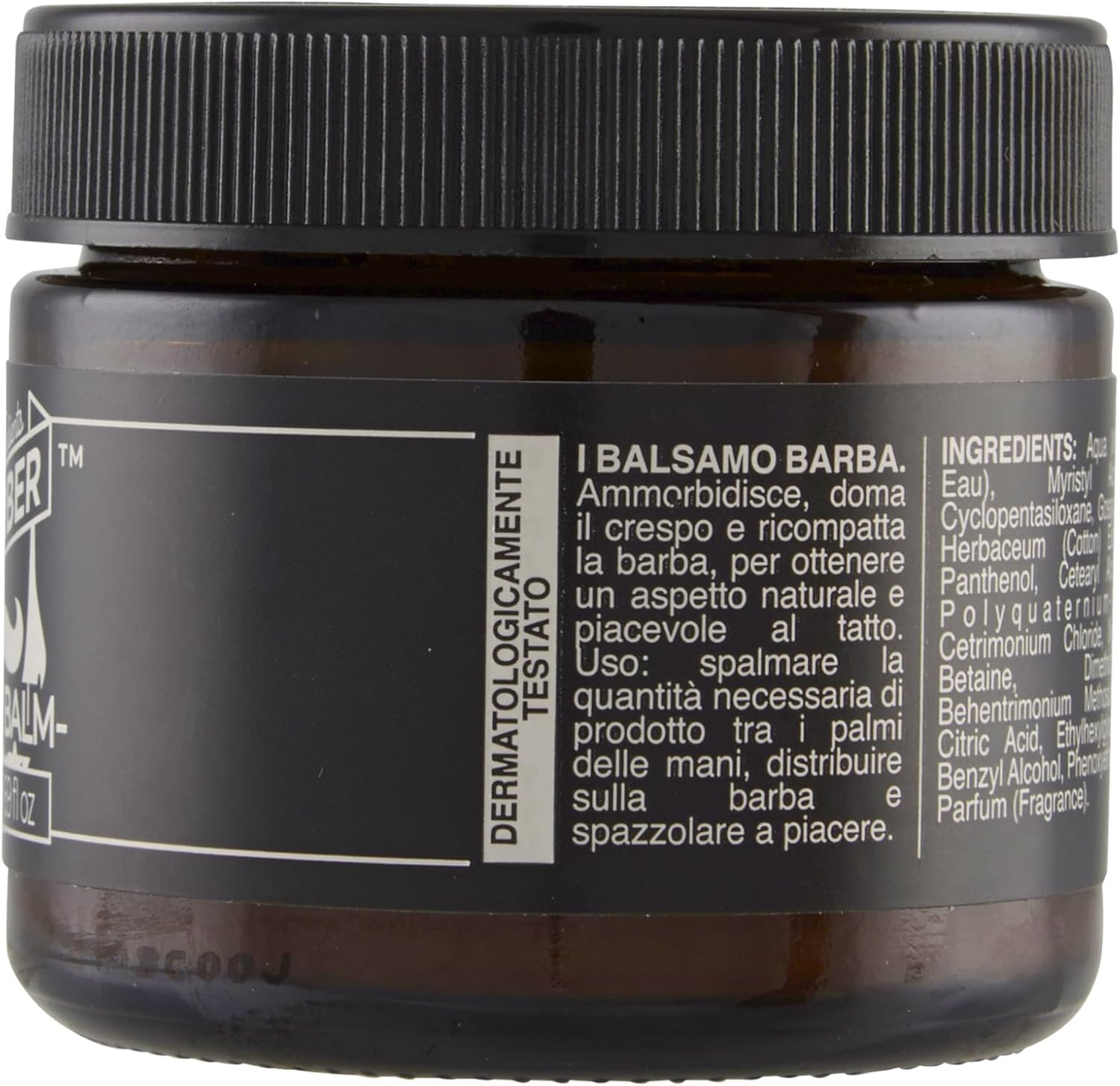 Detalle de B.BARBER Balsamo Barba Naturale Dermatologicamente Testato – 50 ml, Giallo