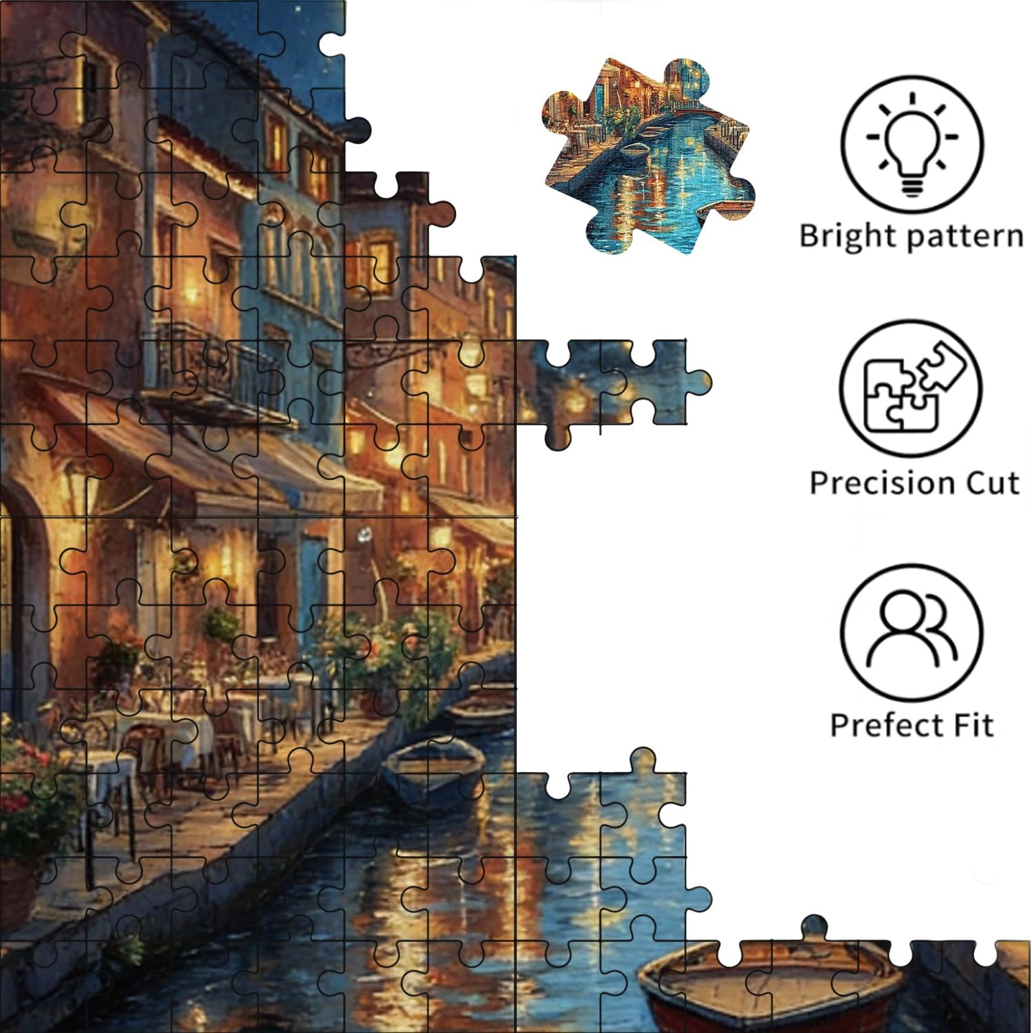 Thumbnail 4 de Puzzle 1000 Teile Landschaft 70x50cm