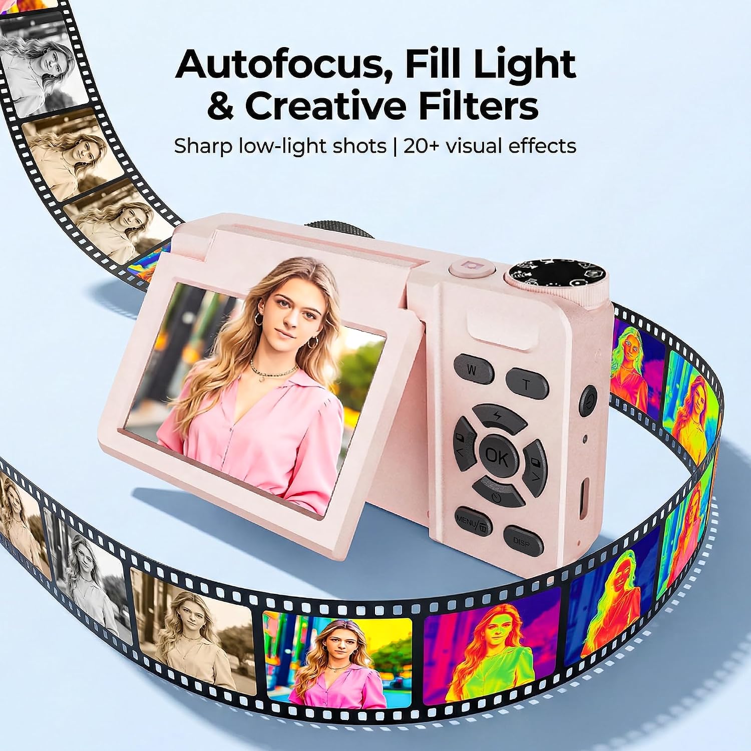 Thumbnail 5 de 4K Digital Camera with 64MP Autofocus and 180° Flip Screen – A practical pick for beginners and social creators