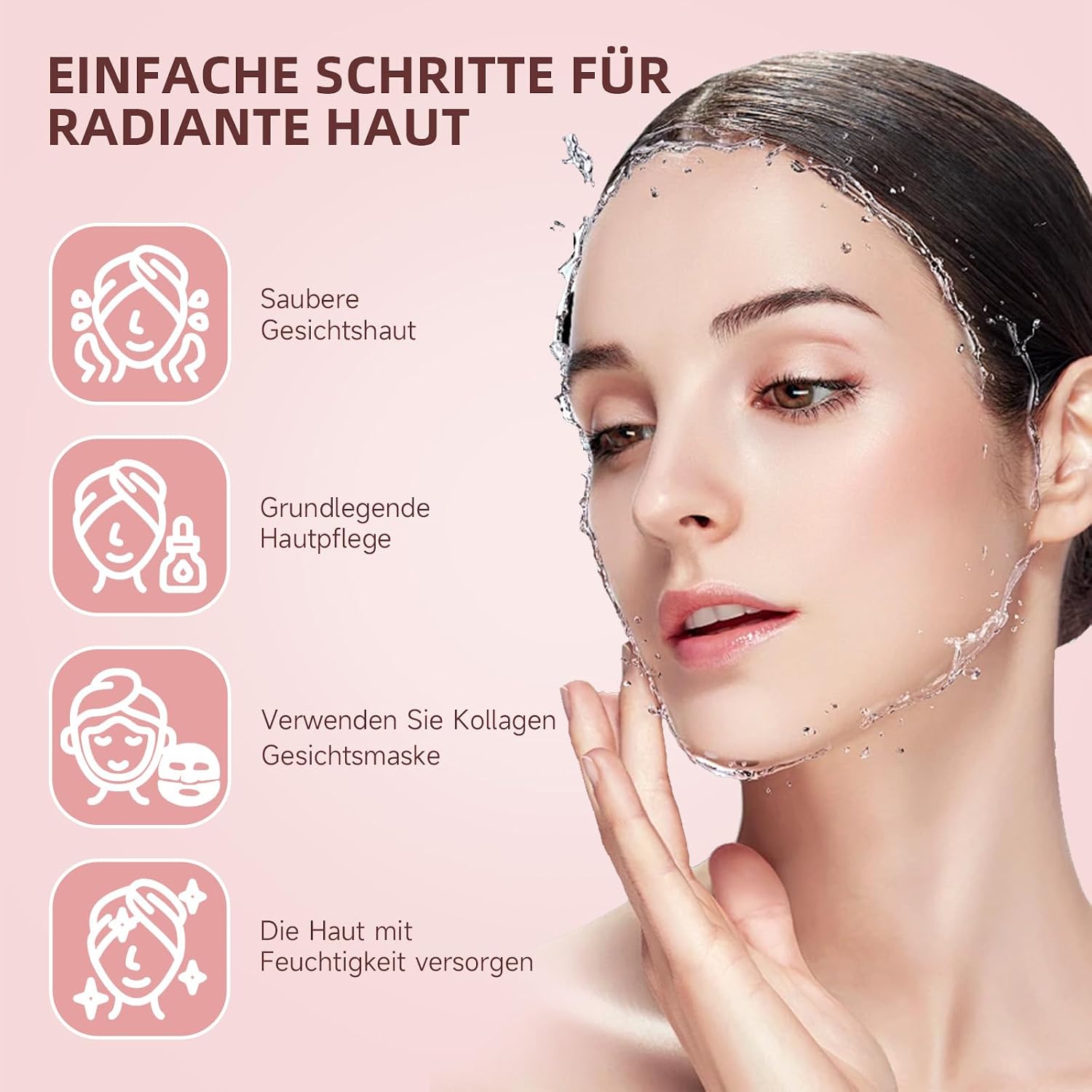 Thumbnail 2 de Kollagen Hydrogel Gesichtsmaske 5er-Pack