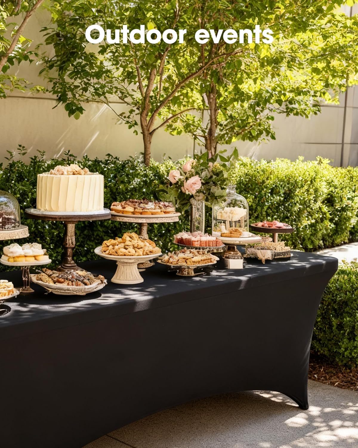 Thumbnail 5 de Pureegg Spandex Tablecloth 6ft 🍽️