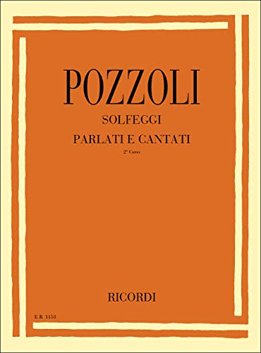 Detalle de Pozzoli Solfeggi Parlati e Cantati Vol. 2 — Corso di Teoria Musicale e Solfeggio per Studenti (Edizioni Ricordi)