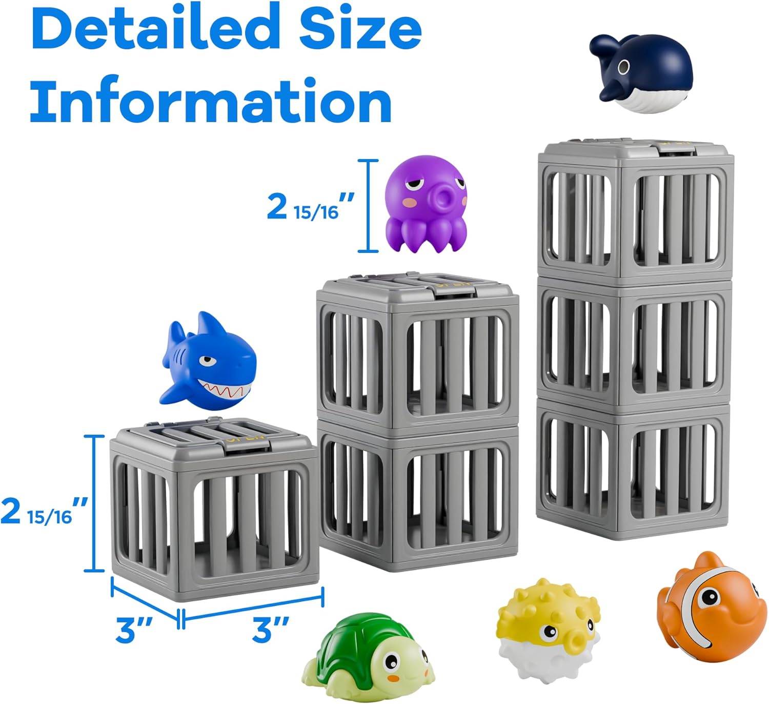 Thumbnail 6 de Funscape Kids Pool Diving Toys: Ocean Pals Dive Set for Pool, Bath, and Beach Fun