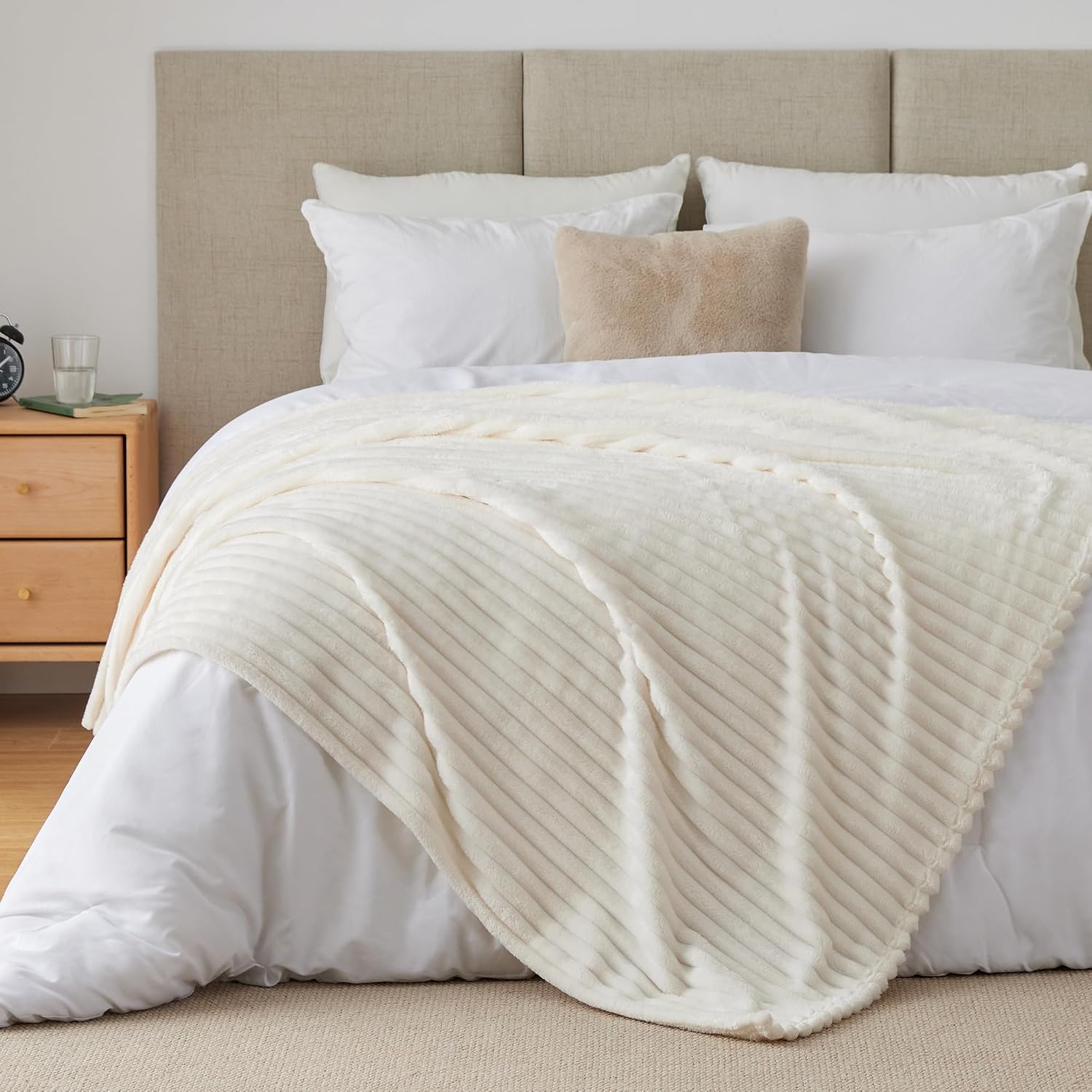 Thumbnail 6 de BEDELITE Fluffy Fleece Blanket, King size