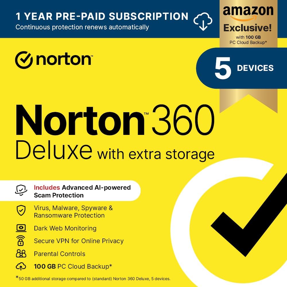 Detalle de Norton 360 Deluxe 50 GB cloud backup