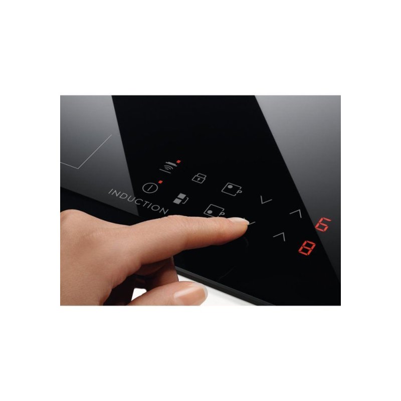 Detalle 2 de Electrolux LIV6343: placa de inducción 60 cm con 4 zonas, Bridge y Hob2Hood