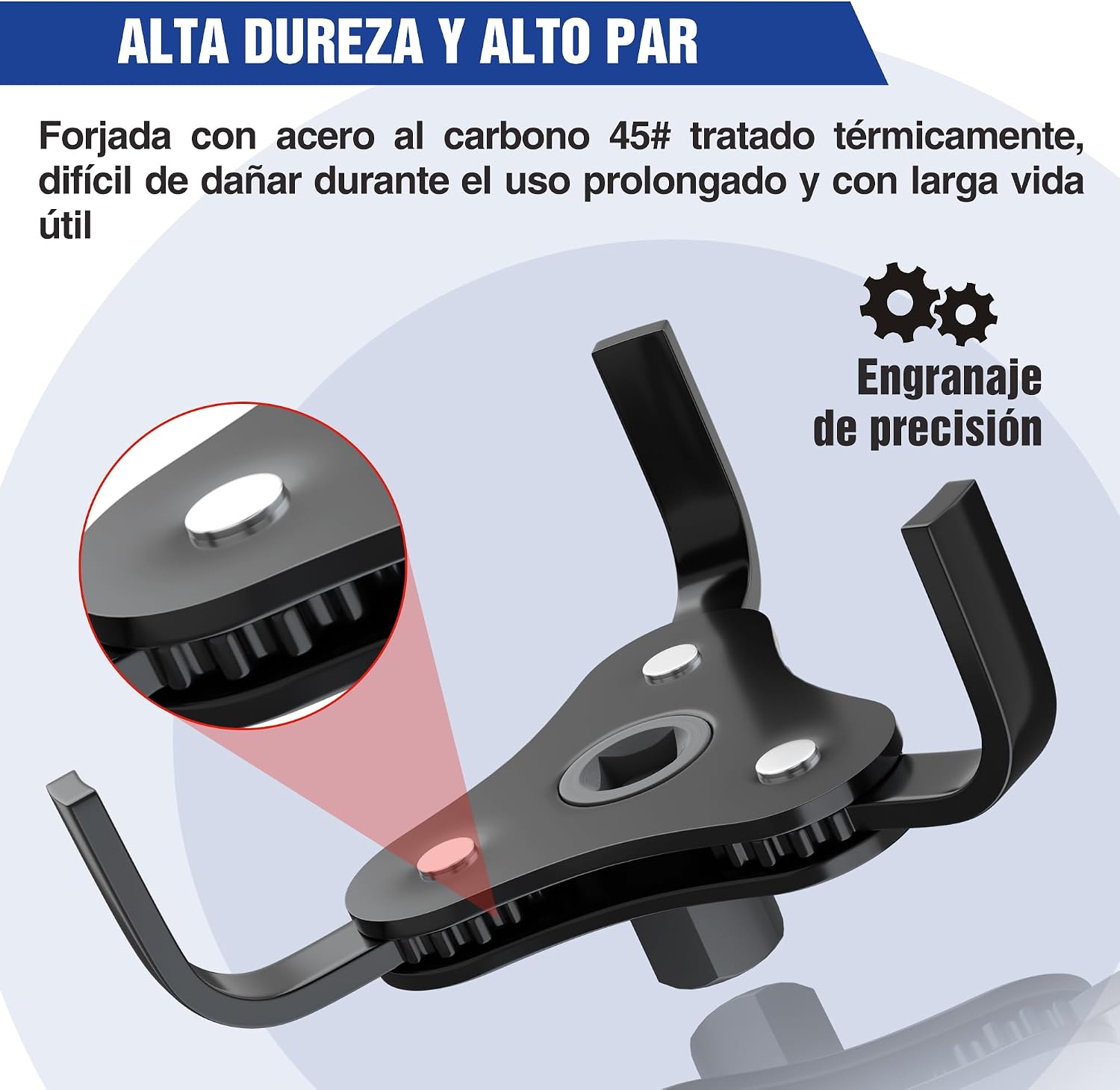 Thumbnail 3 de WORKPRO Llave de filtro de aceite 70–110 mm
