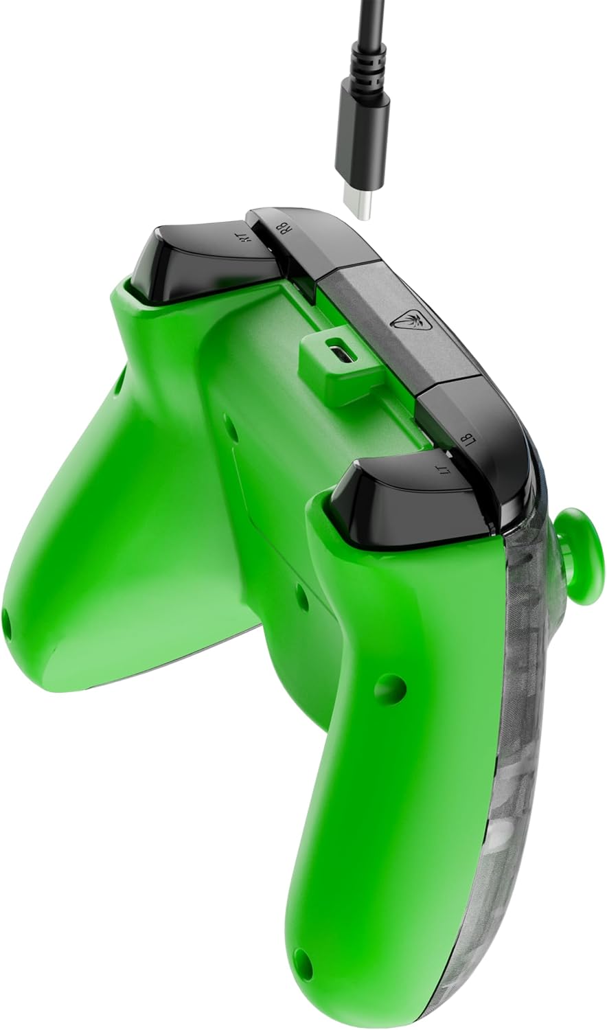Detalle de Turtle Beach Rematch Core Green & Ghost Black Camo Wired Controller for Xbox & PC