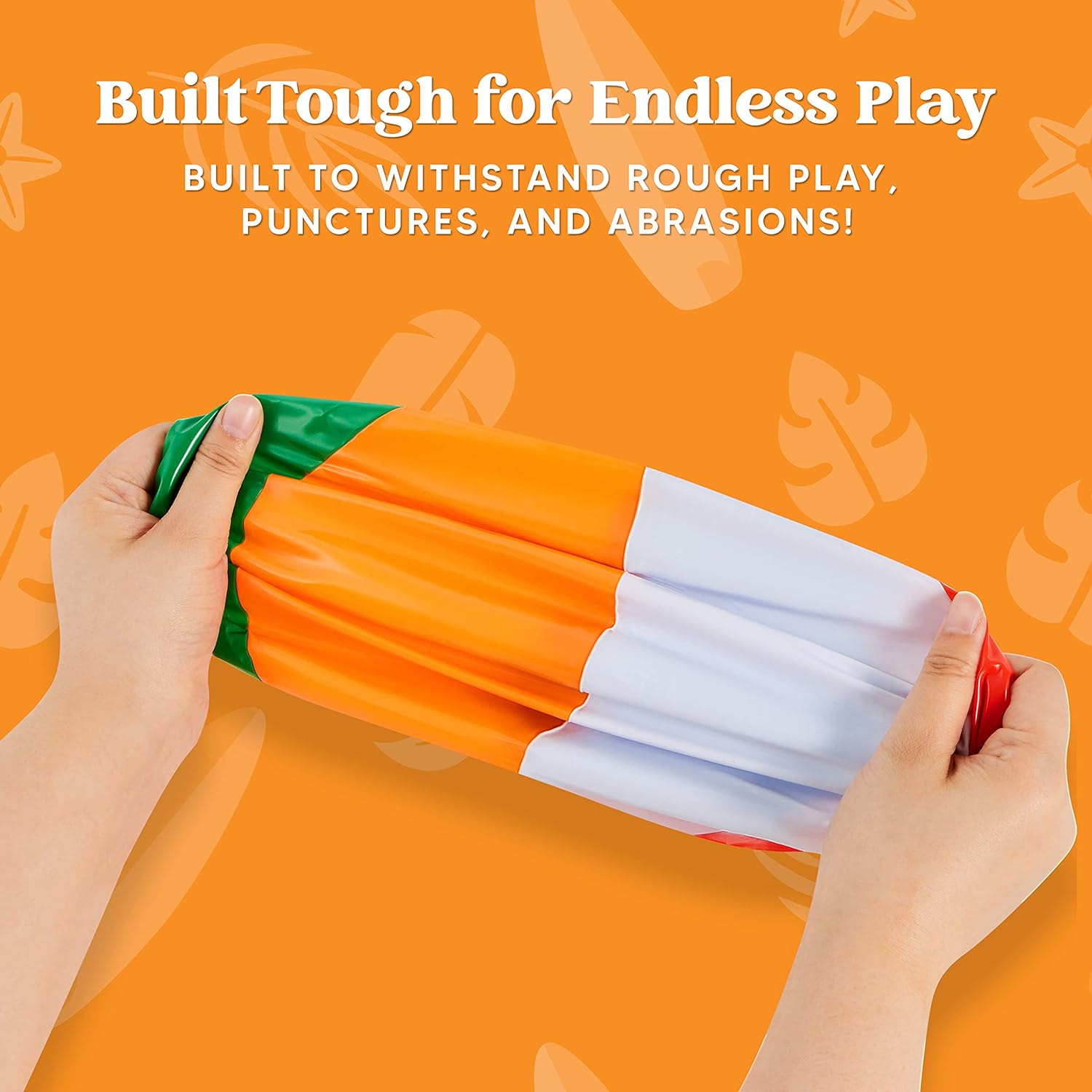 Thumbnail 3 de JOYIN 4-Pack 20" Large Rainbow Beach Balls (Inflatable Pool Toys) for Summer Party Decorations & Games