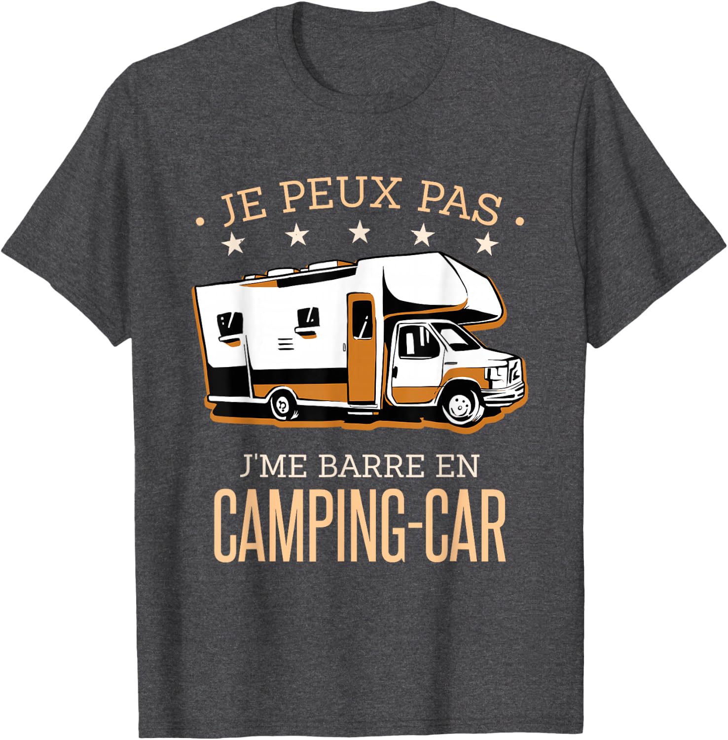 Detalle de Camping-Car - T-Shirt Humour Aventure Nomade