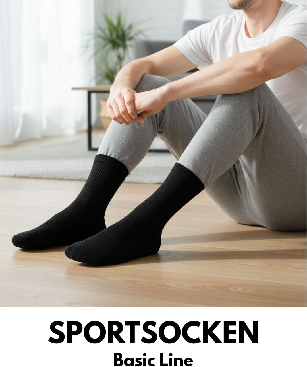 Detalle 2 de 10 Paar Sportsocken Tennissocken 80% Baumwolle