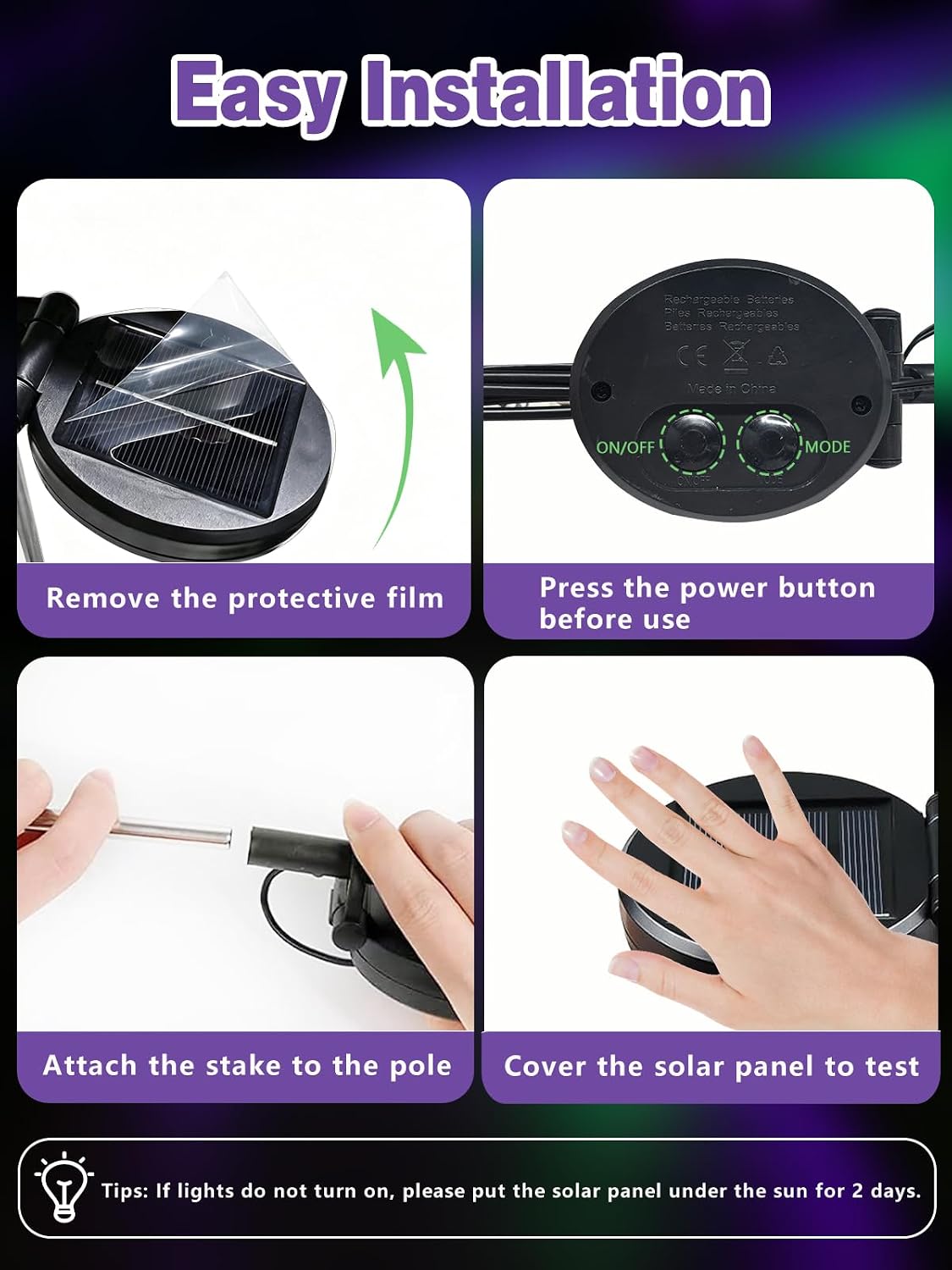 Thumbnail 6 de Solar Halloween Eyeball Lights, 6-Pack