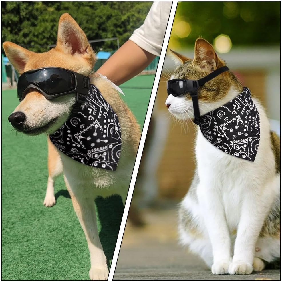 Thumbnail 6 de Adiwo Dog Sunglasses, Adjustable Dog Goggles with Fashion Snood (Medium)