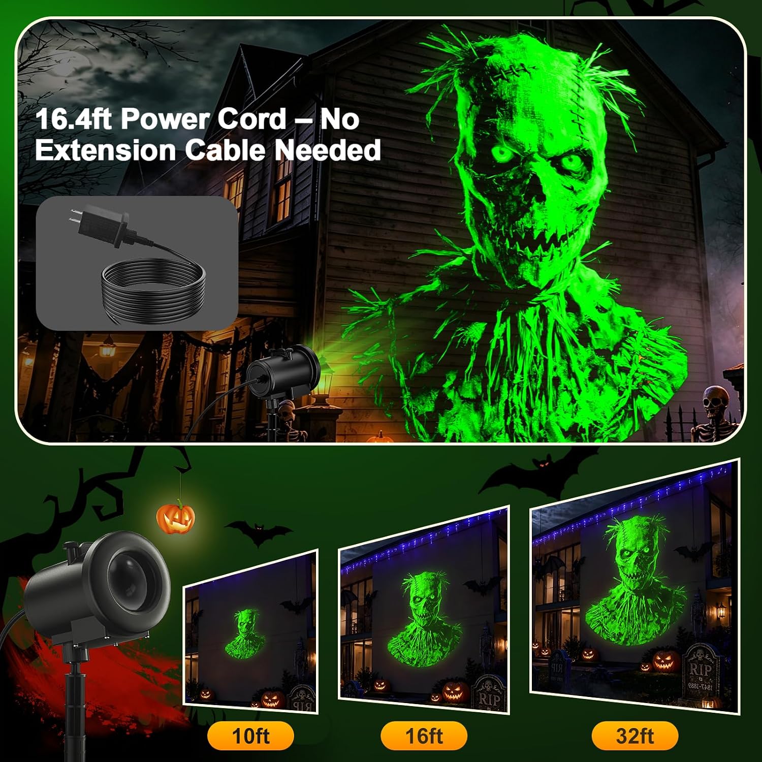 Detalle de Halloween Projector Light, 12-in-1