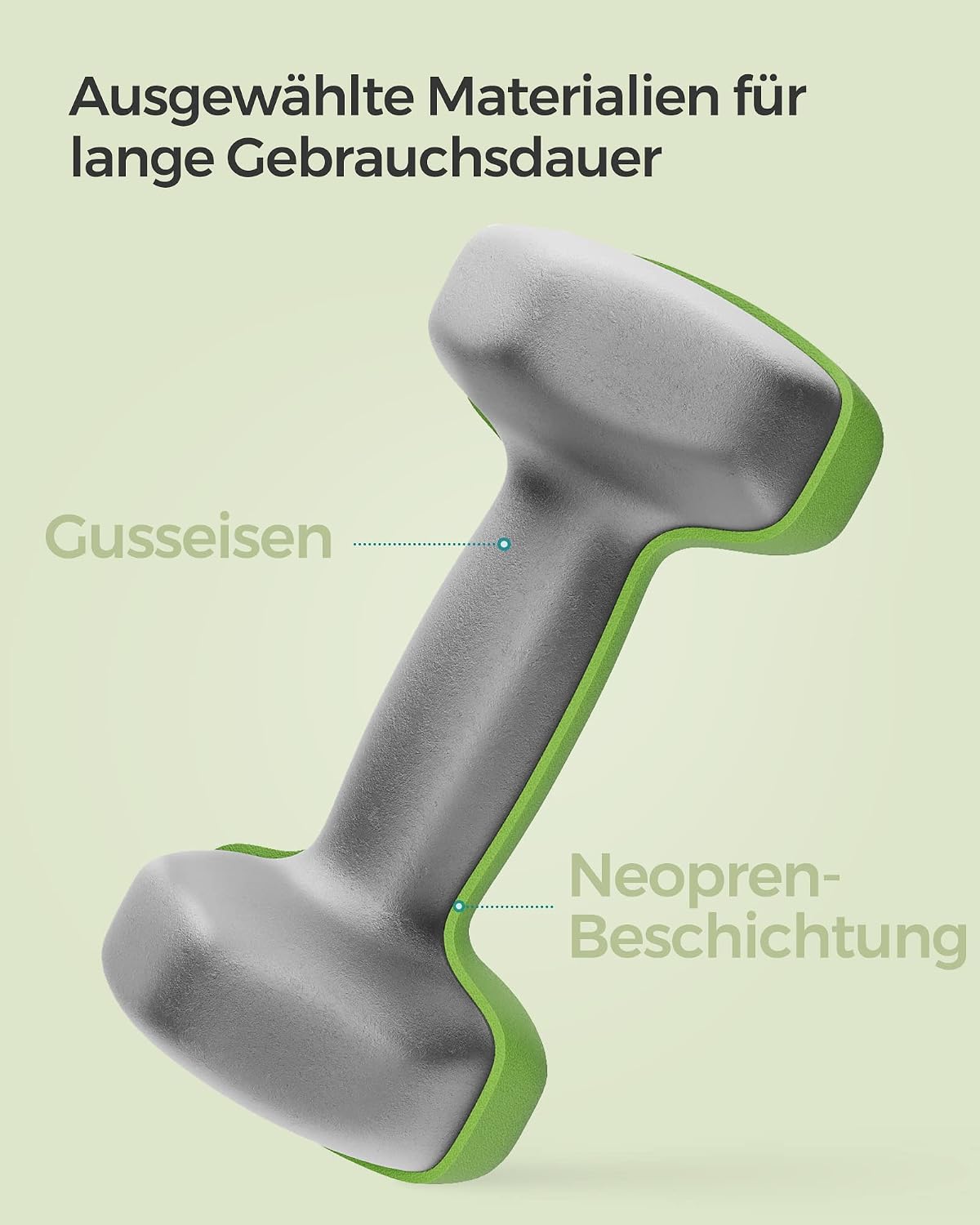 Detalle de SONGMICS 2er-Set Hex-Dumbbells mit Neoprenbeschichtung für Krafttraining & Fitness zu Hause