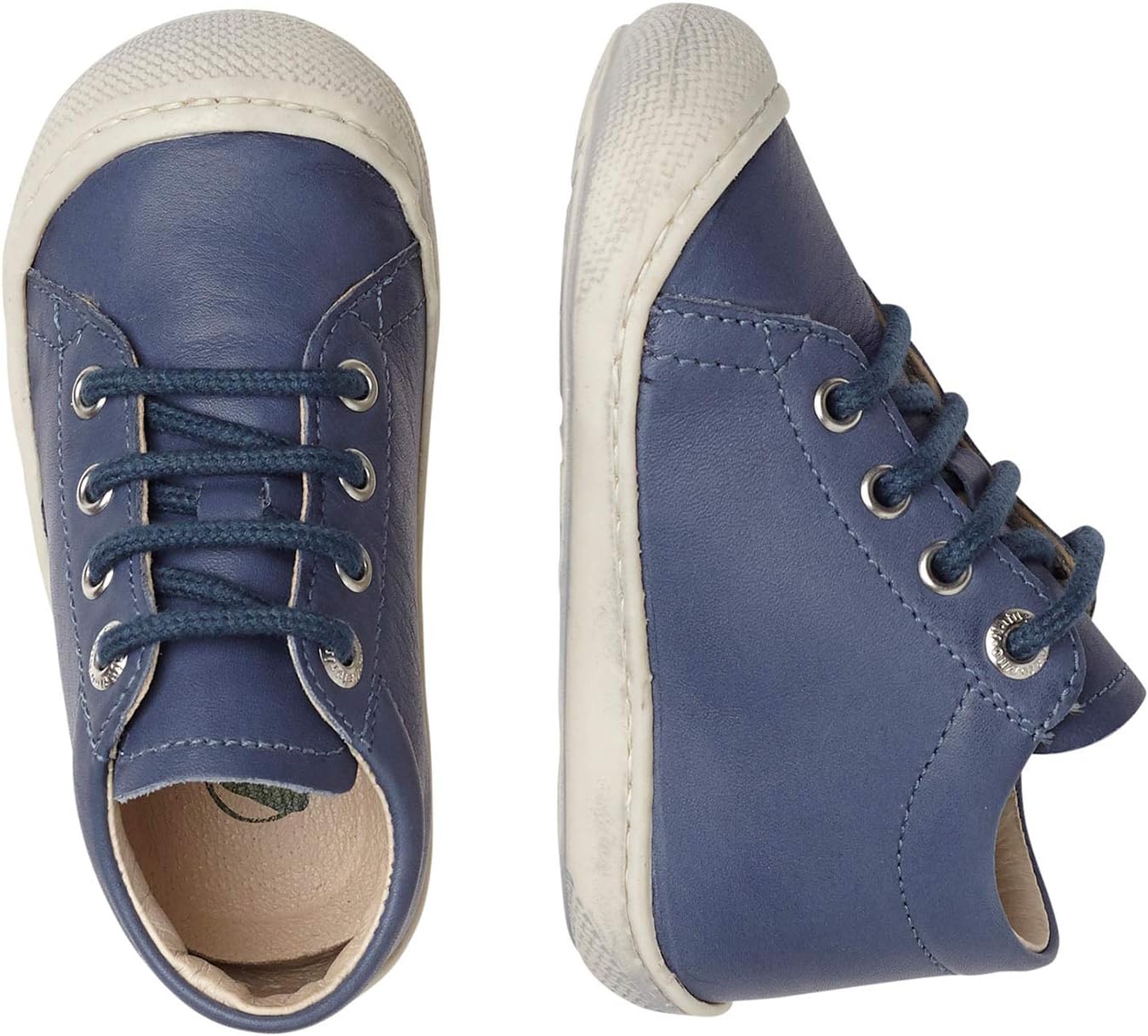 Detalle de Naturino Scarpine Primi Passi in Pelle – Scarpe per i primi passi in pelle con chiusura a lacci