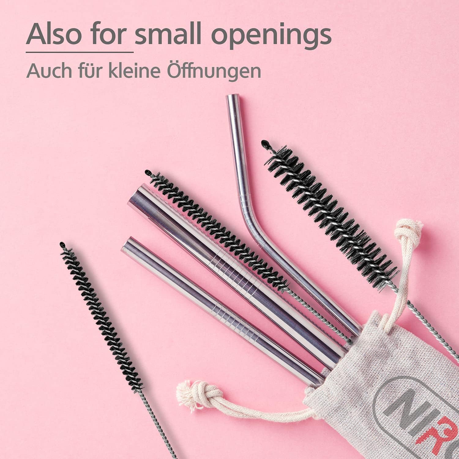 Thumbnail 6 de Nirox 13-delige nylon reinigingsborstelset voor rietjes en smalle openingen