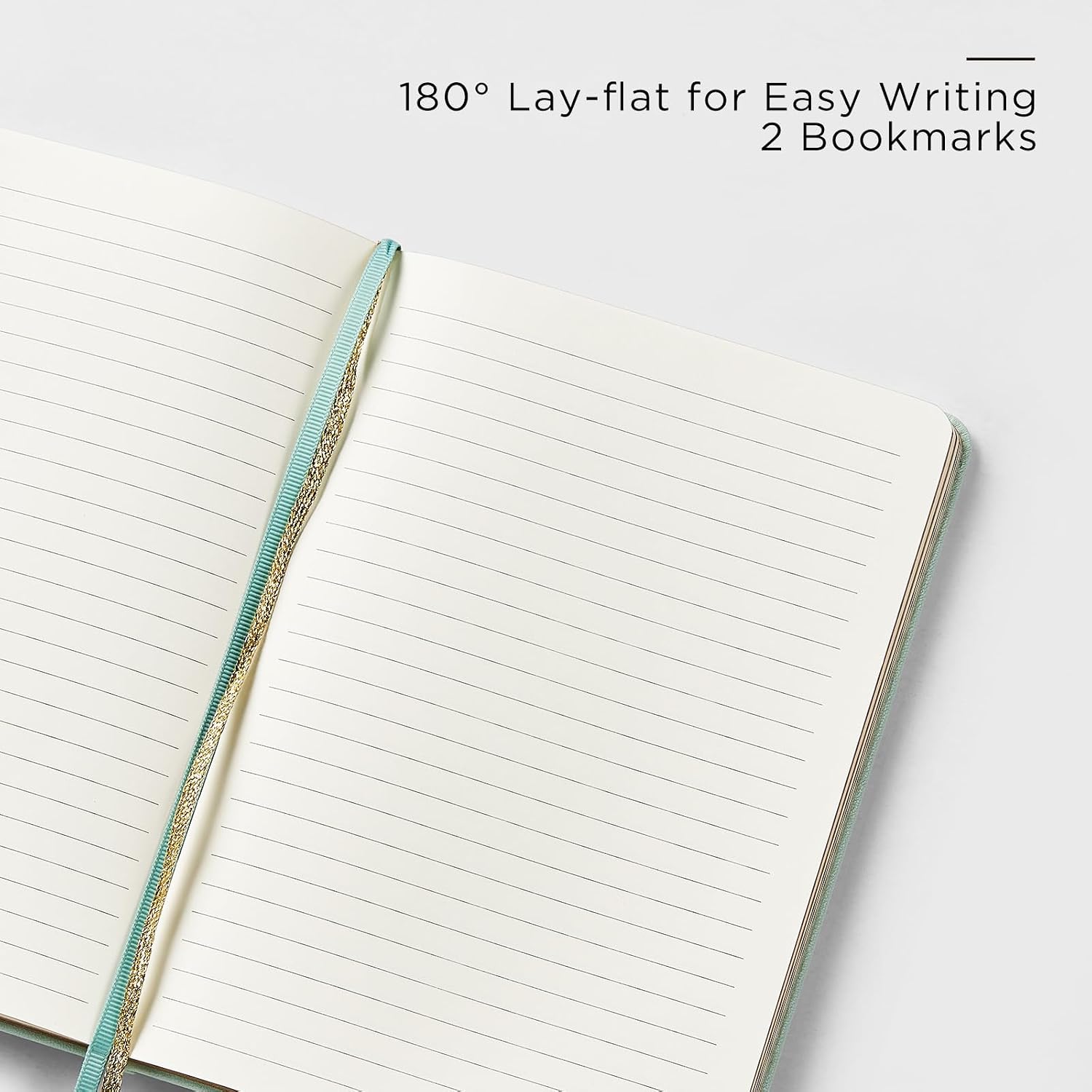 Detalle de &And Per Se-002 A5 Ruled Journal Set, Cyan, 160 Pages, 100 GSM Paper