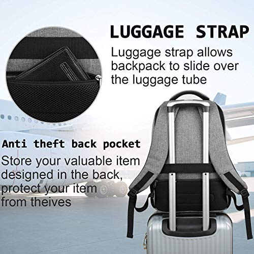 Thumbnail 5 de KASIBON Laptop Backpack for Men: Anti-Theft Travel & Business with 35 L Capacity