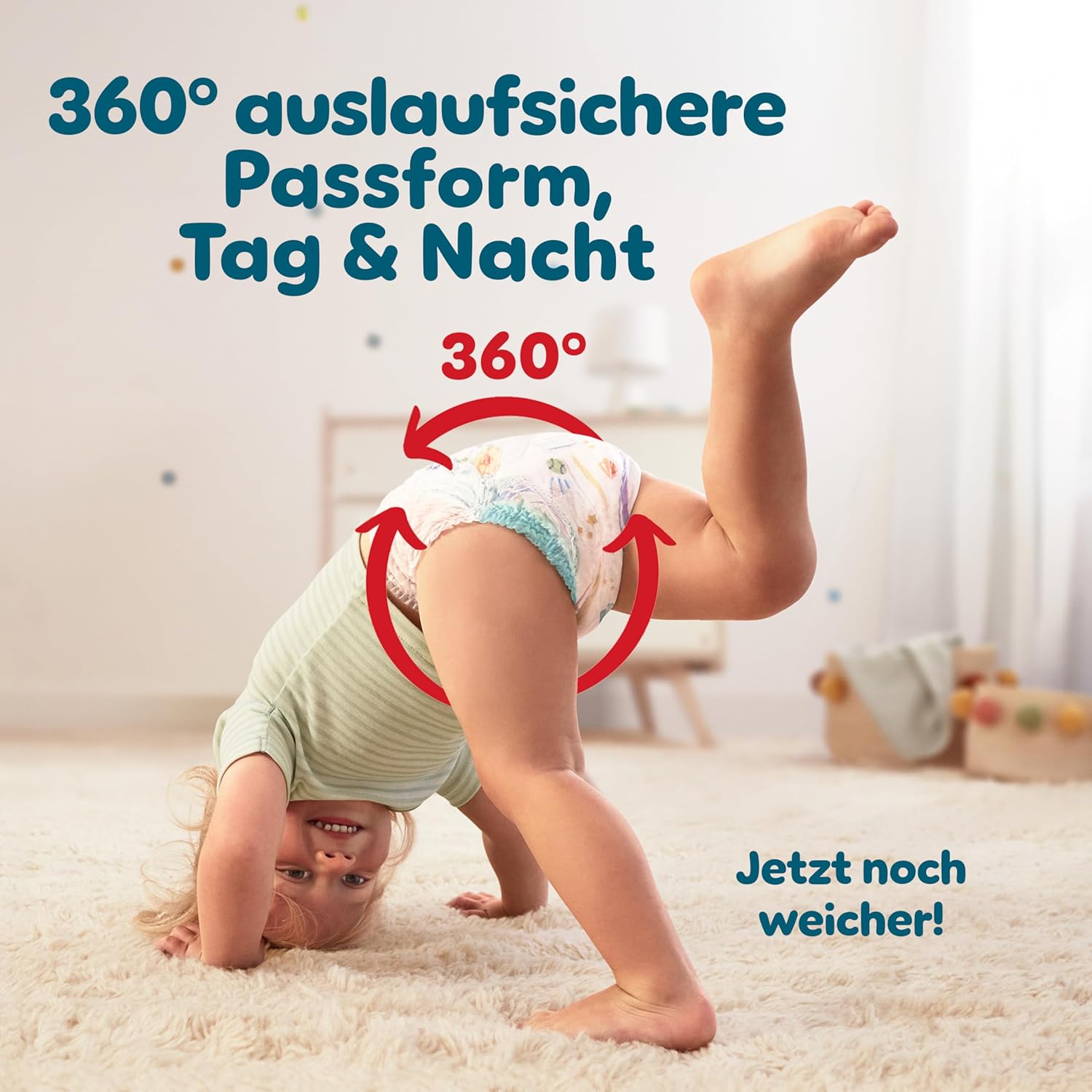Thumbnail 2 de Pampers Baby-Dry Pants Größe 7 – 148 Stück, 15 kg+, 360° auslaufsichere Passform