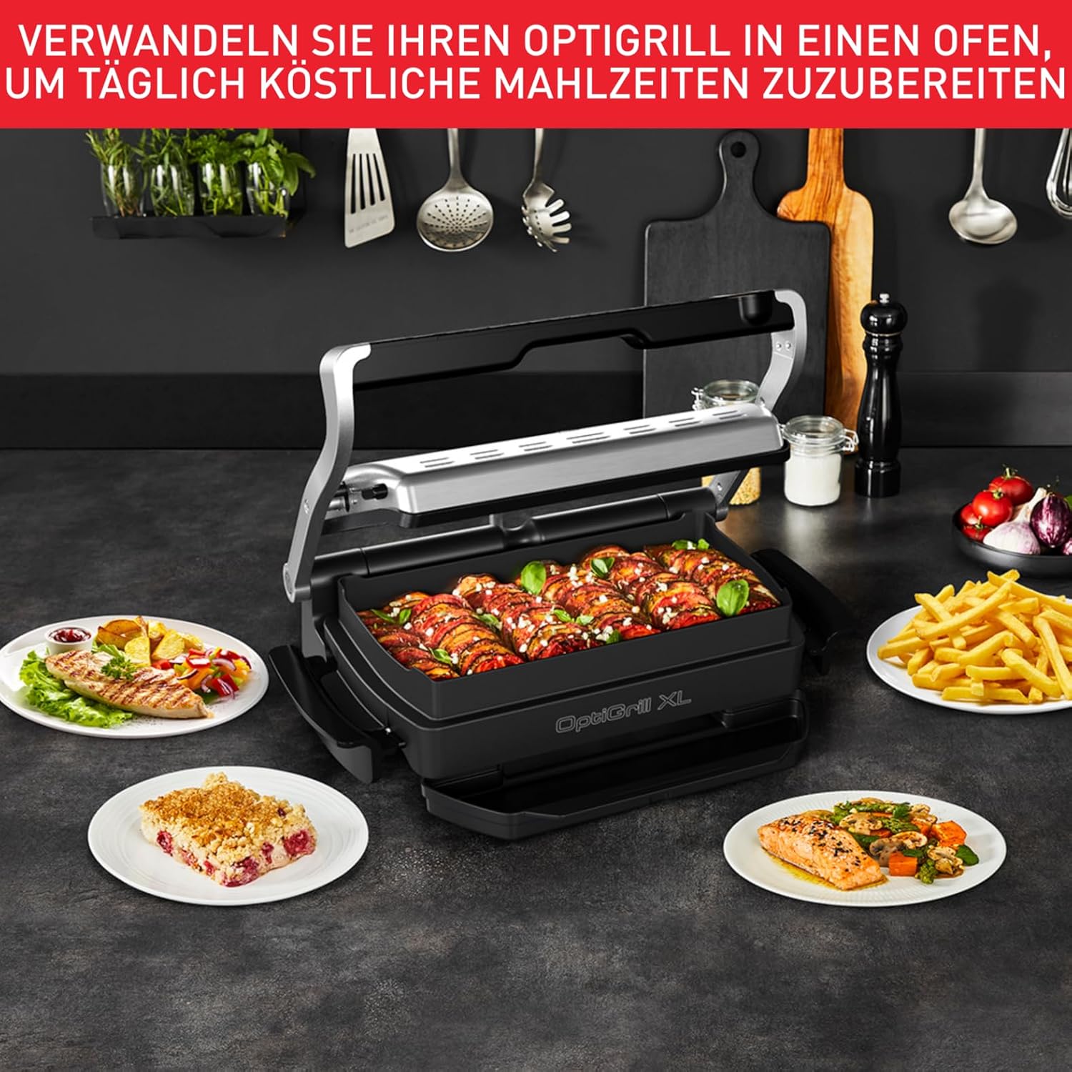 Thumbnail 2 de Tefal OptiGrill+ XL Backschale XA7278 (2 Liter) für 4–6 Portionen – antihaftbeschichtete Aludruckguss-Form