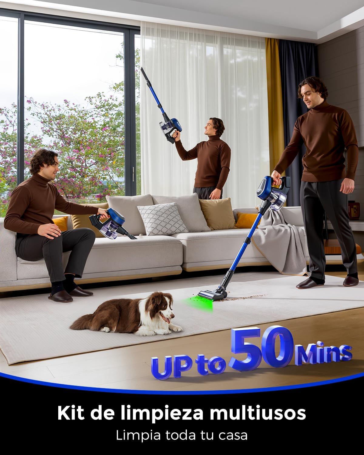 Thumbnail 5 de Ivormentico 50Mins Aspiradora sin Cable 50KPA