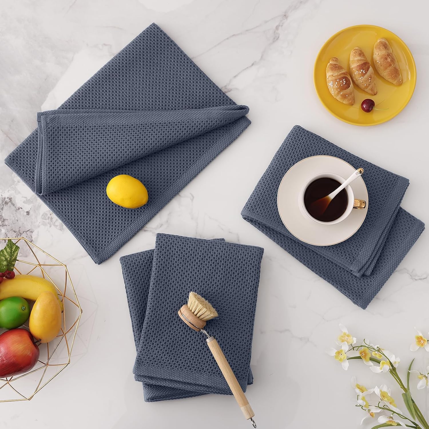 Thumbnail 6 de Homaxy Kitchen Towels, 100% Cotton