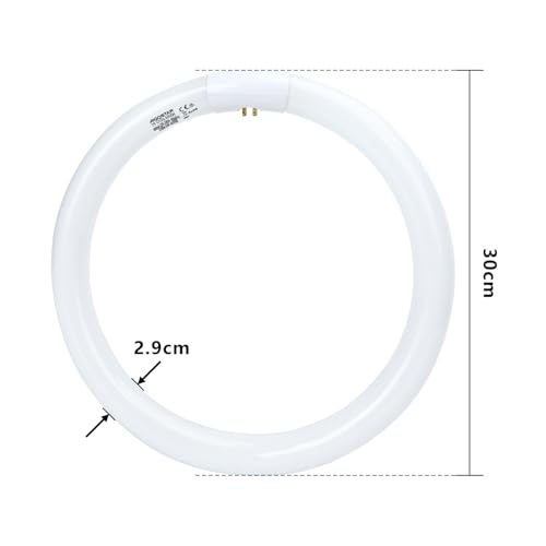 Detalle de Aigostar T9 Tubo Circular Fluorescente G10q, 32W, 6500K, 30 cm
