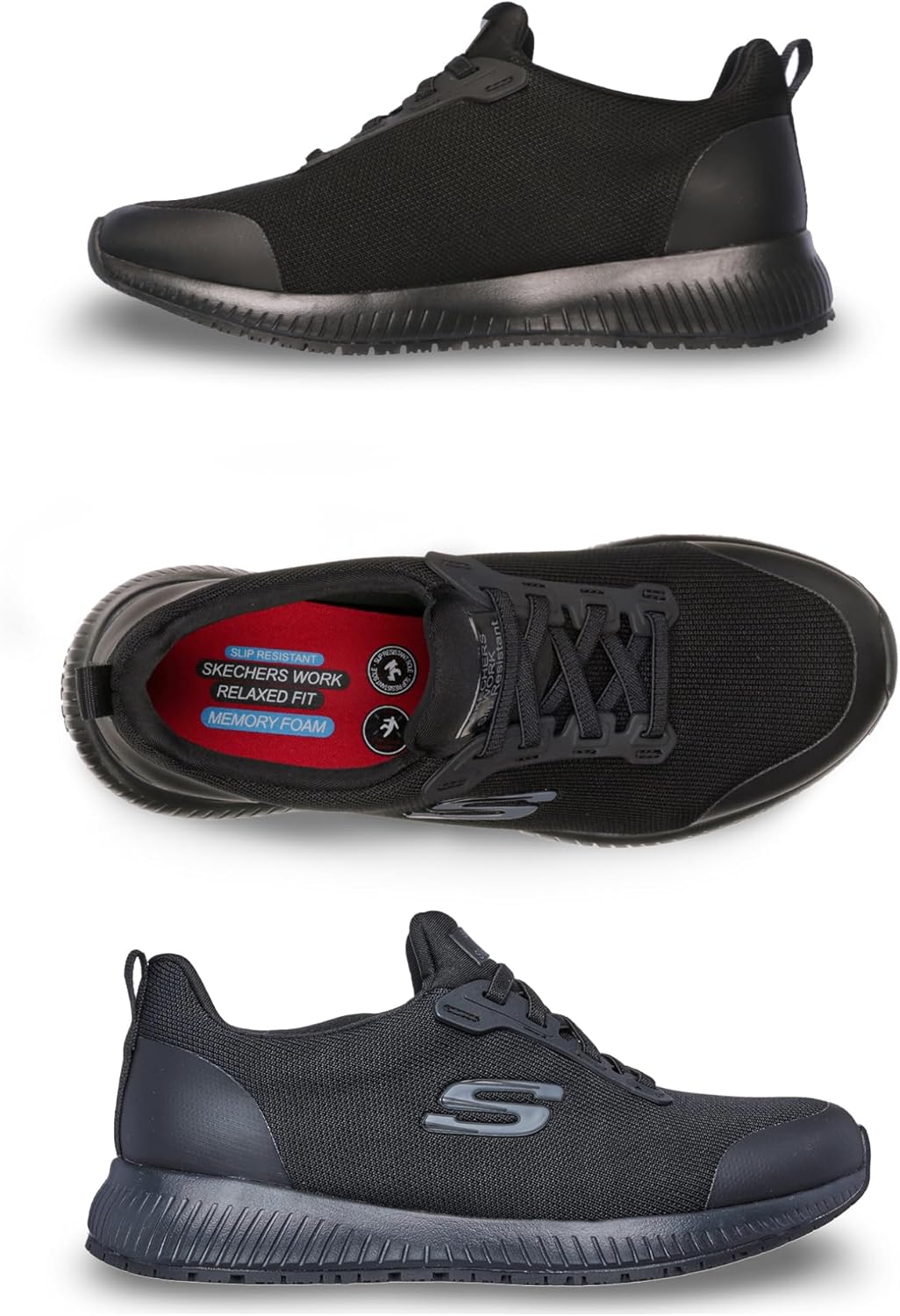 Thumbnail 2 de Skechers Squad SR Non Slip Work Shoes 👟