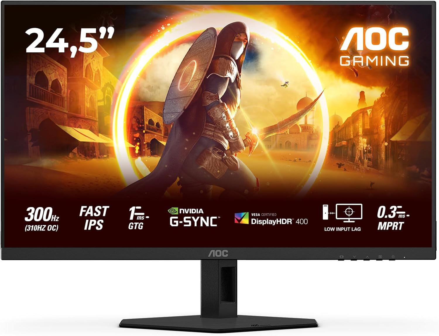 Detalle de AOC 25G4SRE 24.5 inch FHD Gaming Monitor review