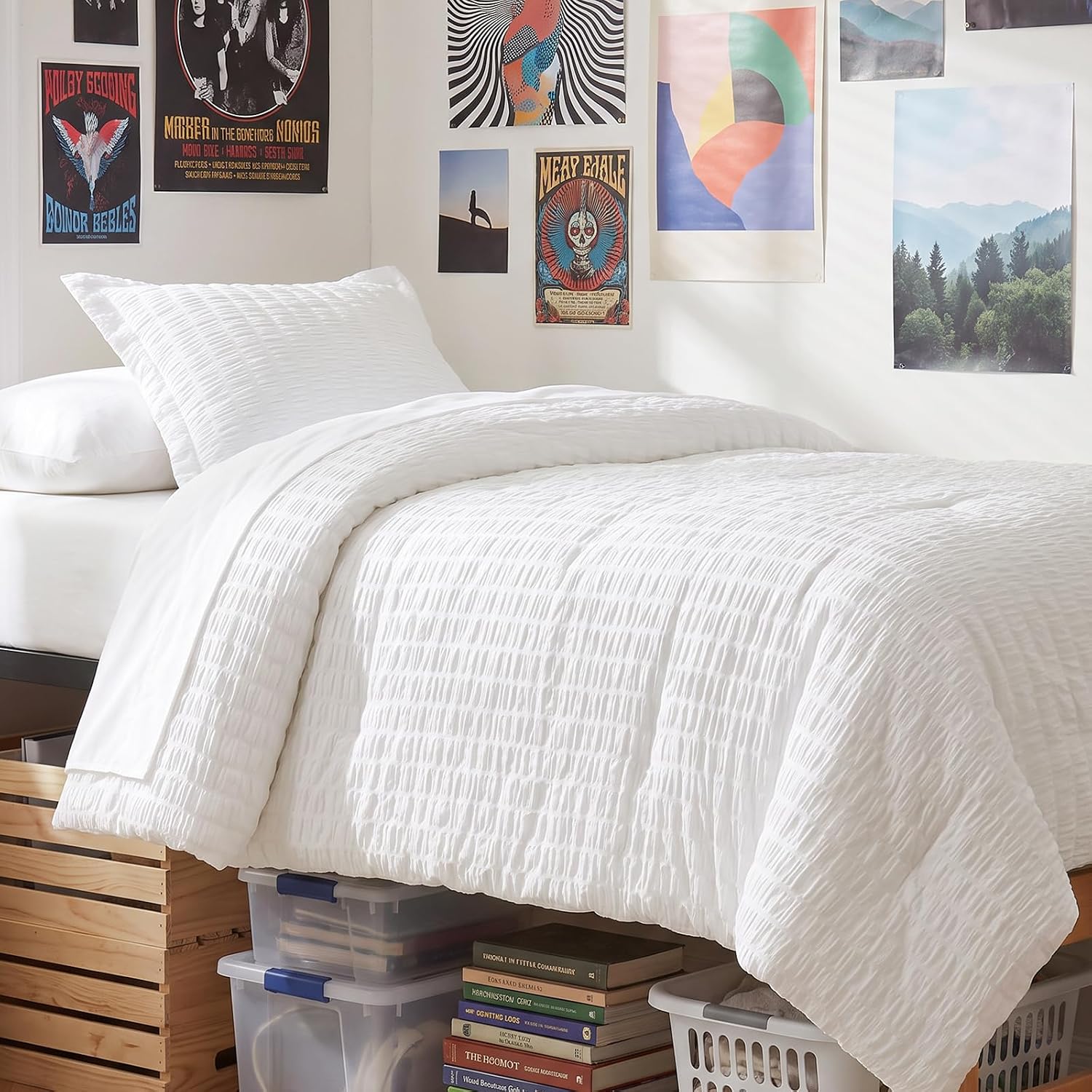 Detalle de CozyLux Twin Comforter Set 68x223 cm