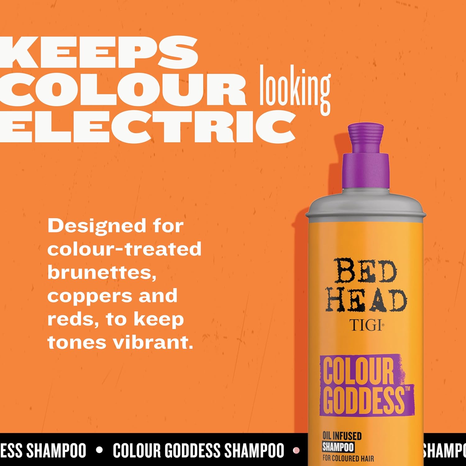 Detalle de Bed Head by TIGI Colour Goddess shampoo per capelli colorati, 600 ml