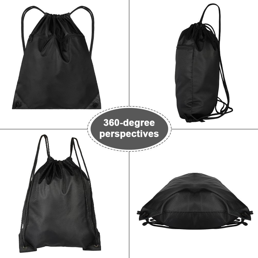 Detalle de DiULi Sac de Sport avec cordon de serrage en tissu Oxford étanche, avec double poche