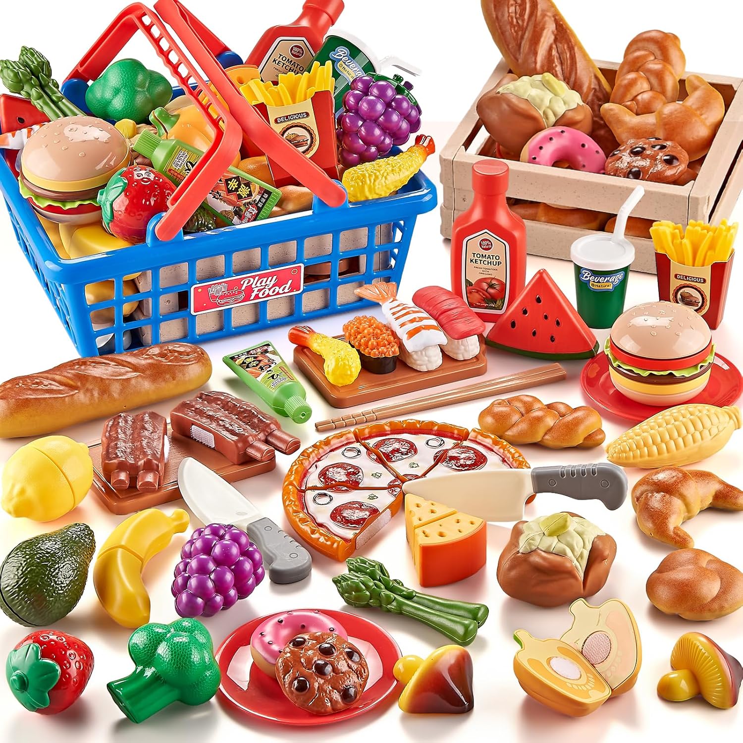 Thumbnail 6 de Shimfun 143 Piece Play Food Set for Toddlers 🍽