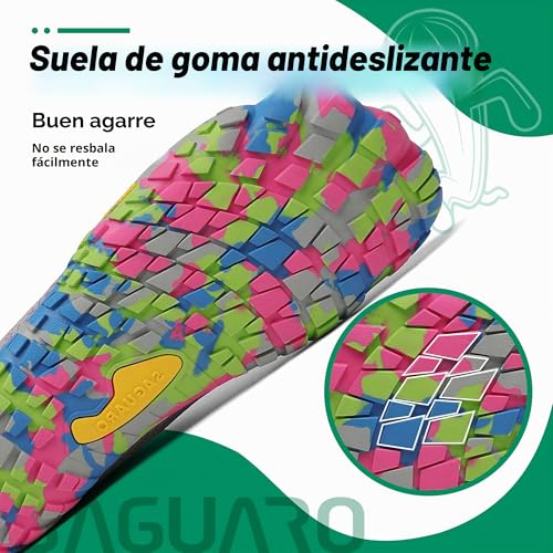 Thumbnail 6 de SAGUARO Zapatillas Barefoot Minimalistas para Hombre/Mujer Rosa 38 EU
