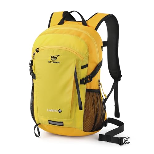 Detalle de SKYSPER Leicht Wanderrucksack 20L – Rucksack mit Rückenbelüftung