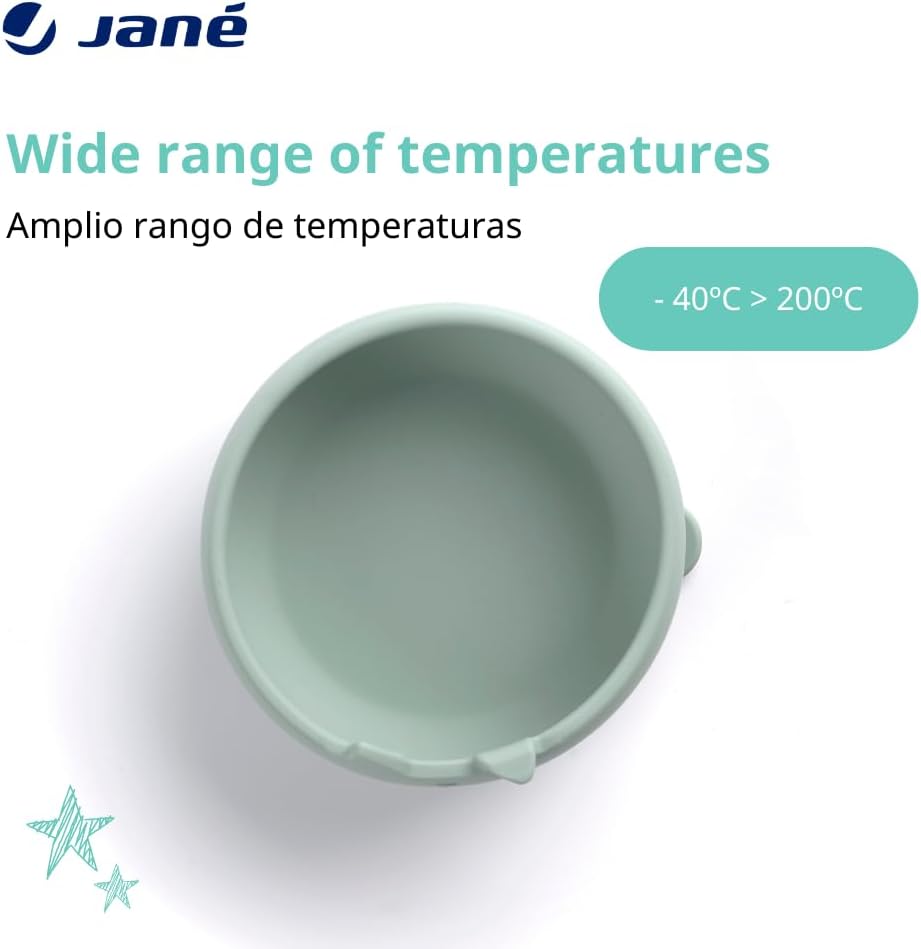 Thumbnail 2 de Jané Bol et Cuillère en Silicone avec Ventouse – Set repas pratique pour bébé