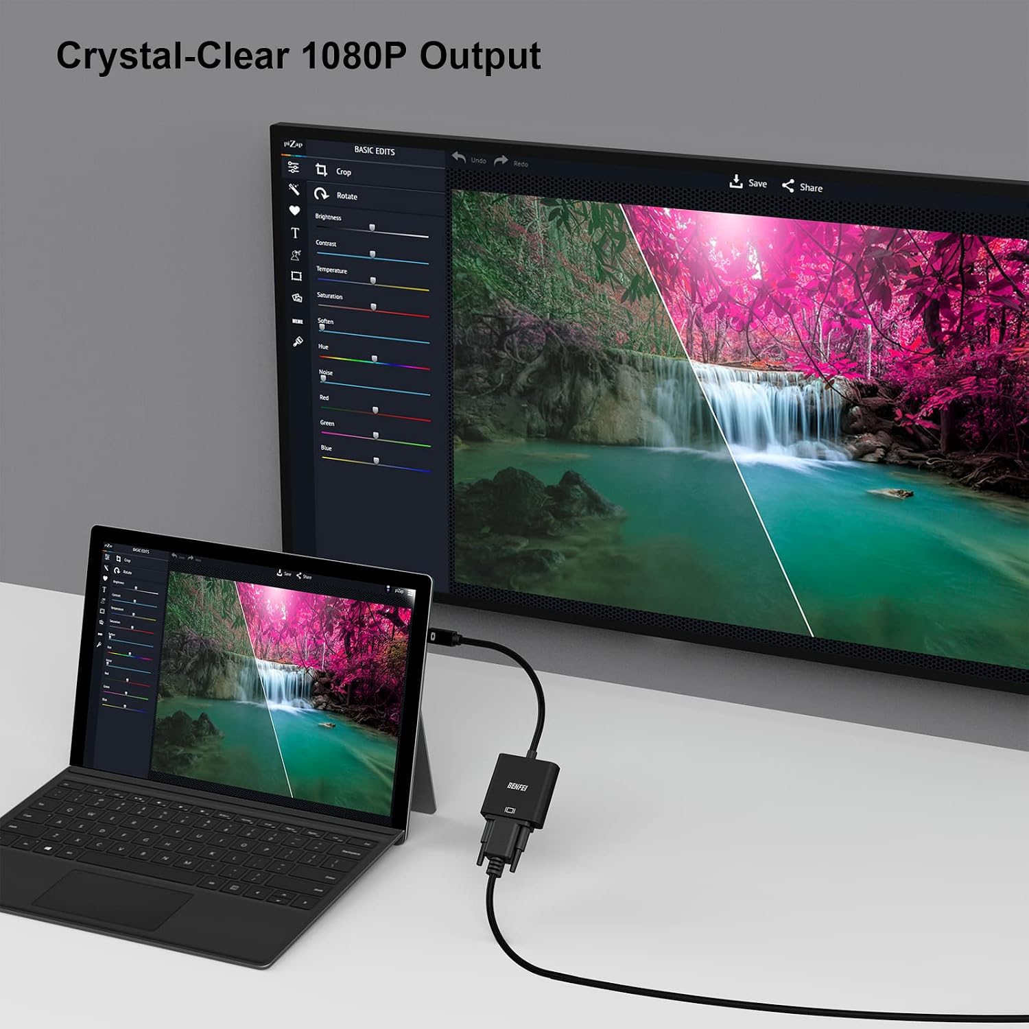 Thumbnail 2 de BENFEI Adattatore Mini DisplayPort a VGA